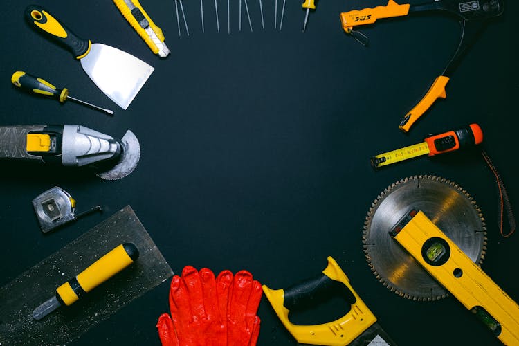 Hand Tools On The Table