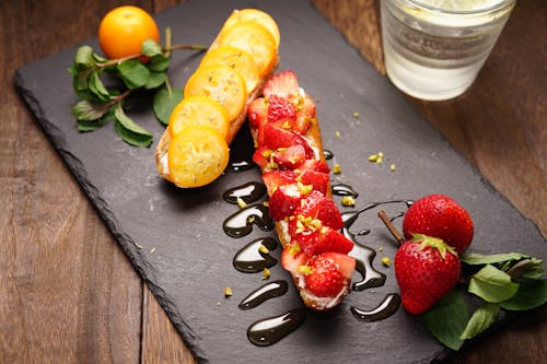 Sliced Fruits on the Tray