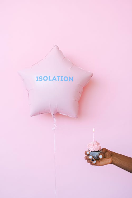 balon, cupcake, dikey atış içeren Ücretsiz stok fotoğraf
