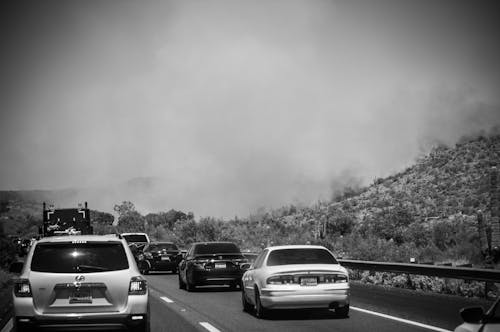 Free stock photo of arizona, cars, fire