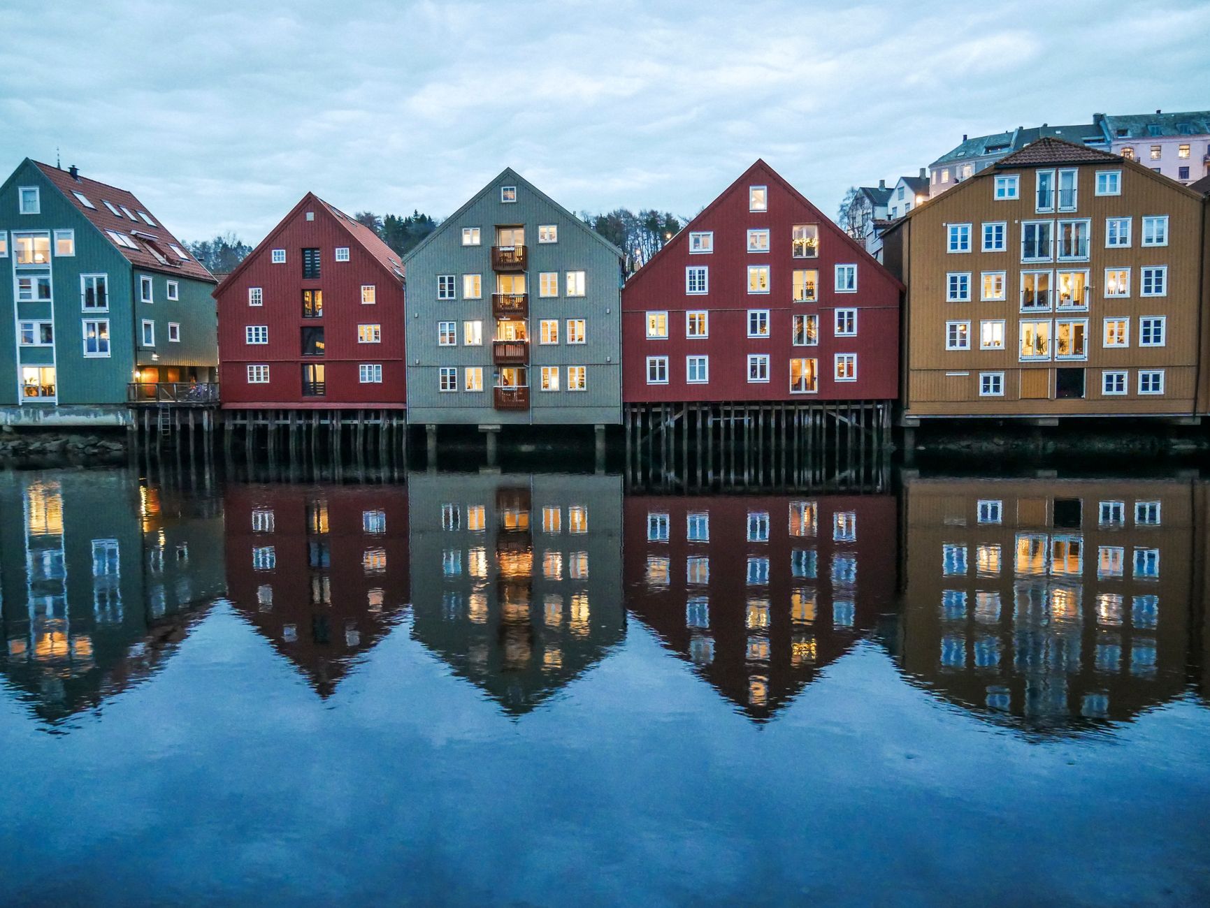 Trondheim cityscape