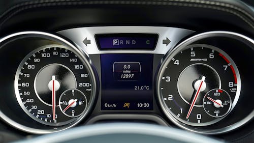 Free Black Car Speedometer Gauge Stock Photo