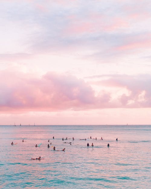 傍晚的太陽, 在云层之上, 夏威夷 的 免费素材图片