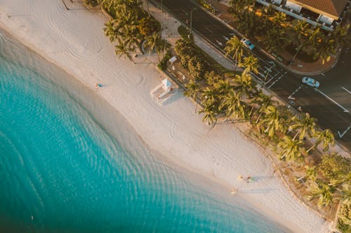 Aerial View of Beach