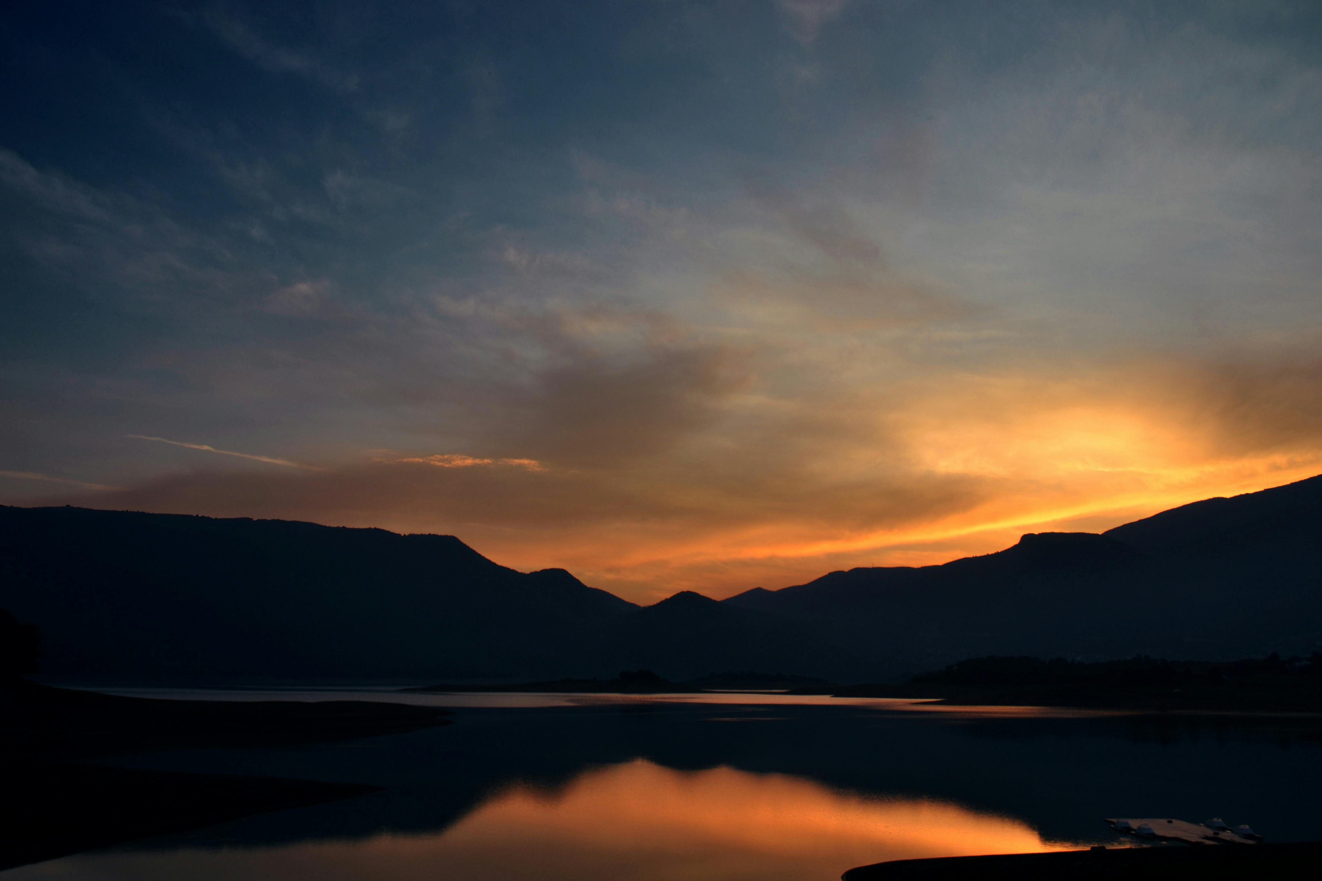 Free stock photo of evening  sky sunset 