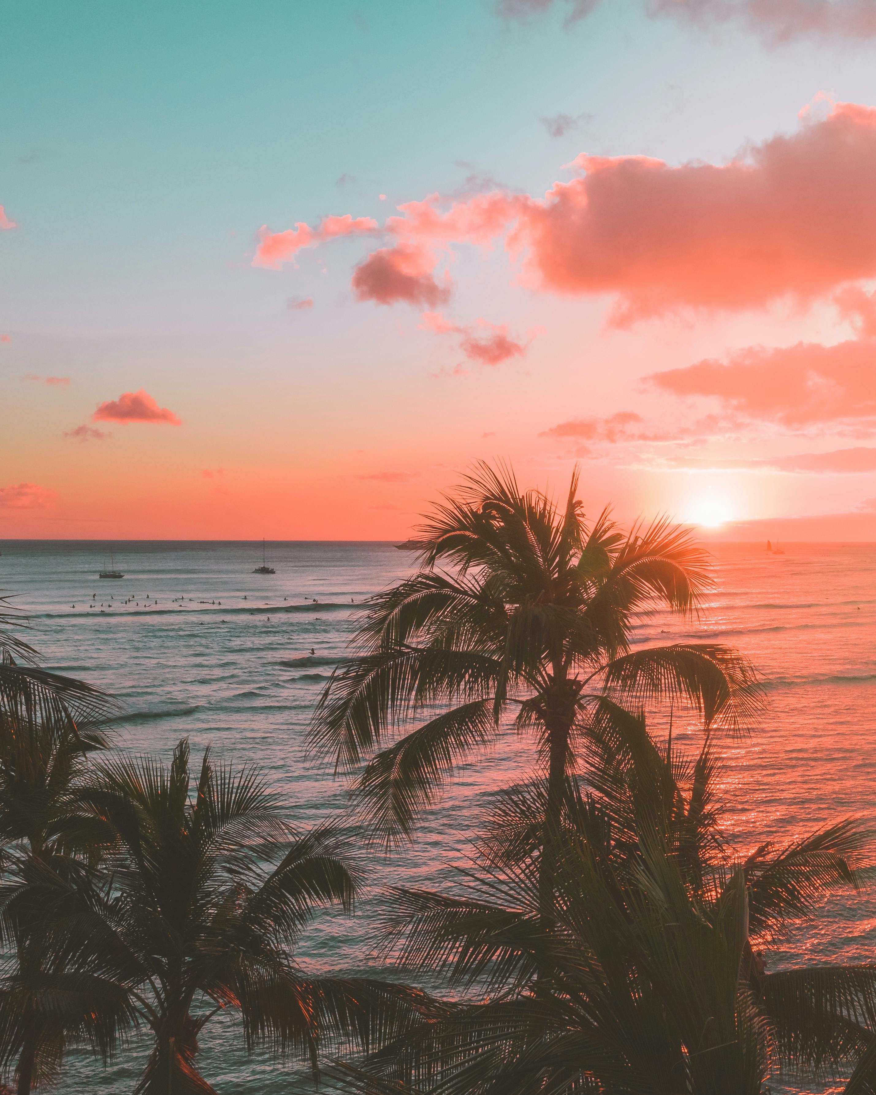 Aesthetic Sunset Wallpaper Download  MobCup