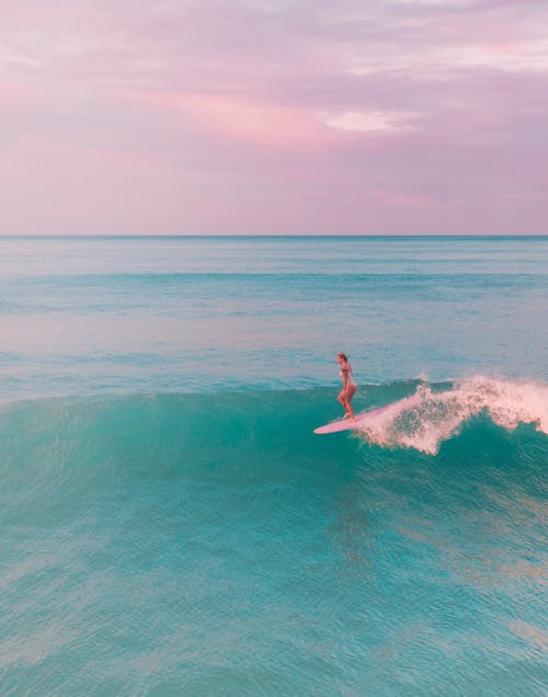 Woman in Blue Water