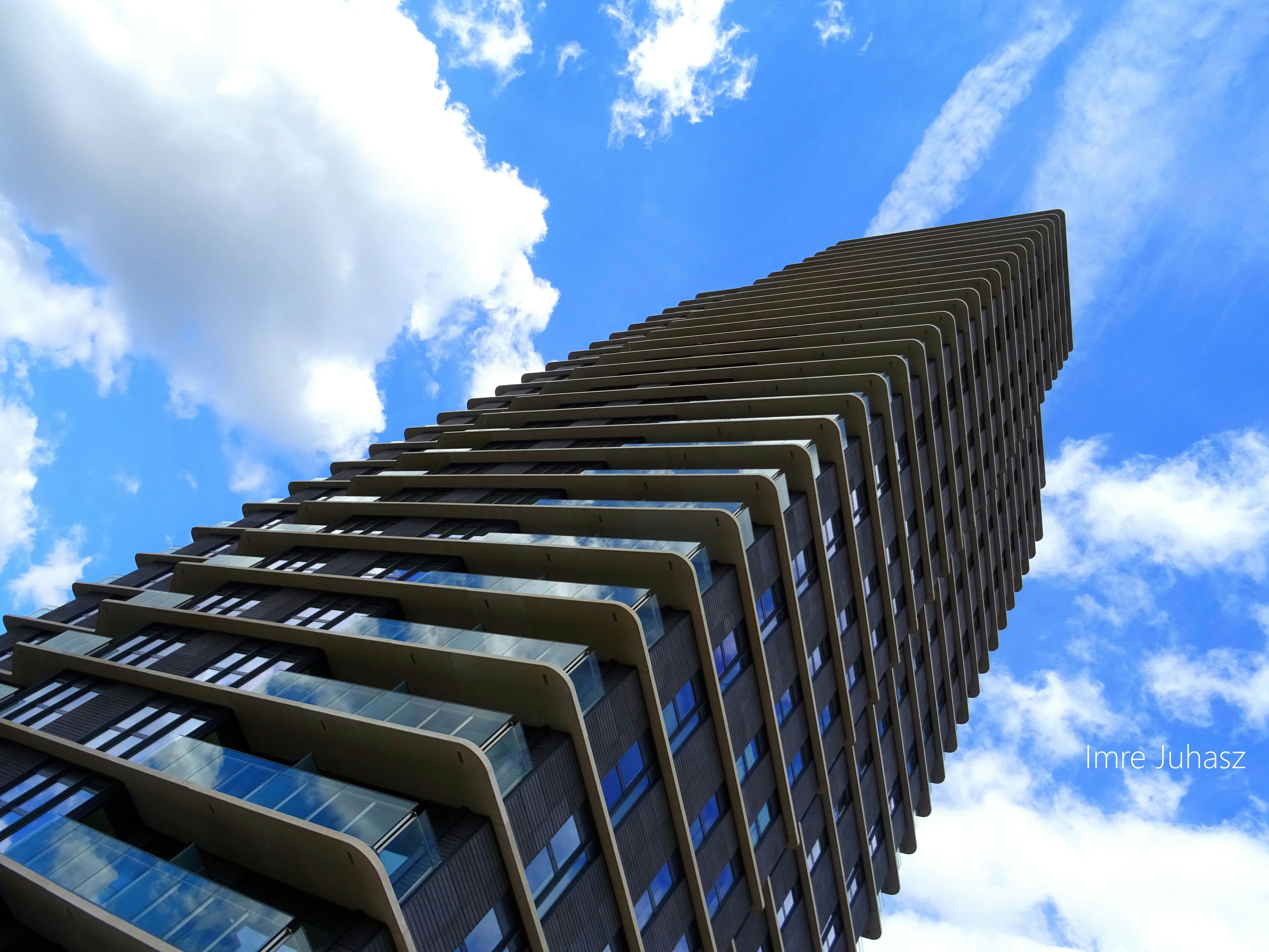 Free stock photo of sky, clouds, building, glass