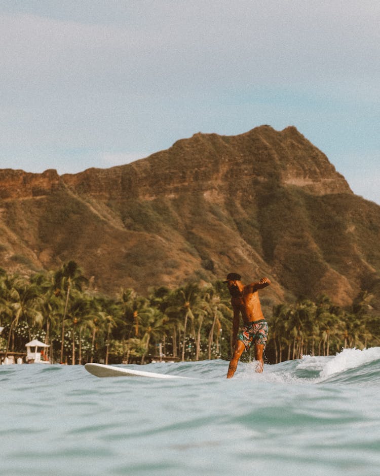 A Person Going Surfing 