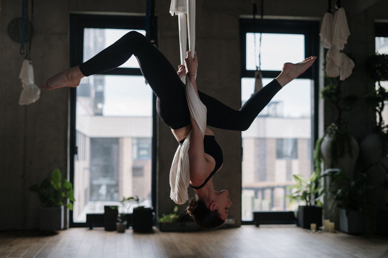 Aerial Yoga at United Fitness Club