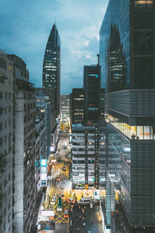 Free stock photo of apartment building, cars, city