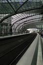 Railway in Train Station