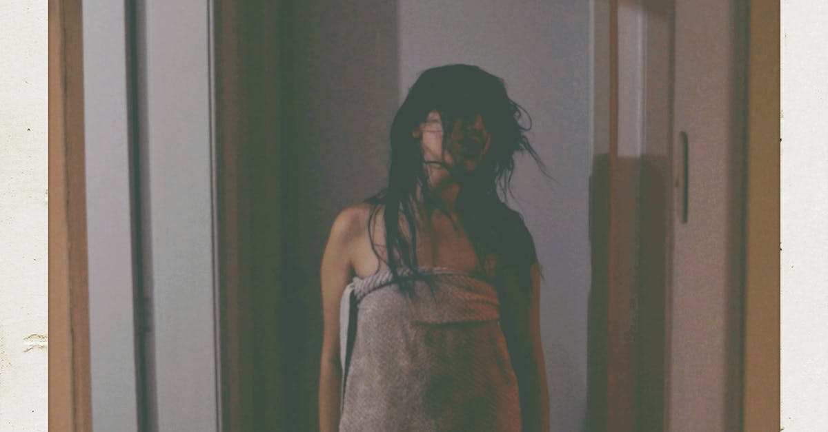 How to wrap towel on your head after shower