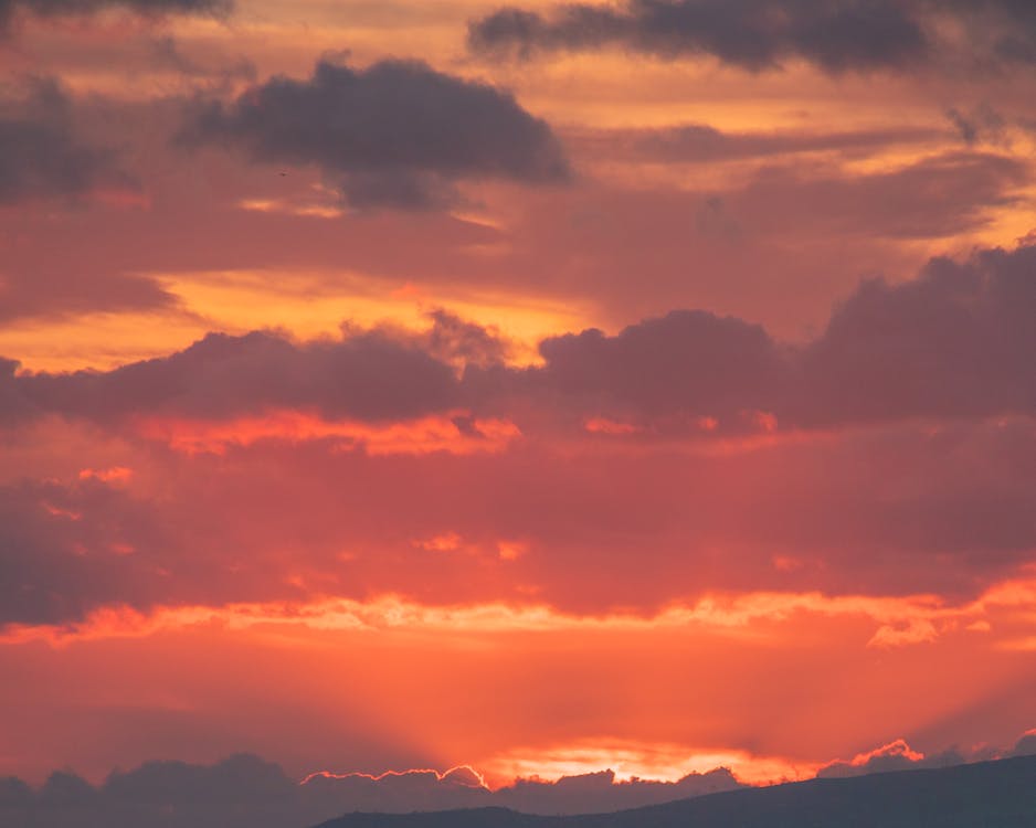 多雲的天空, 日出, 日落 的 免費圖庫相片