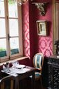 Vintage restaurant with retro furniture
