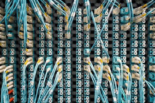 Základová fotografie zdarma na téma ethernetový port, kabelové vodiče, patch panel