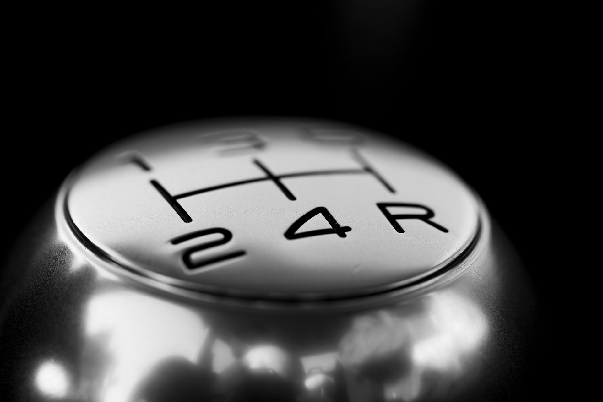 Grey Manual Gear Shift Lever