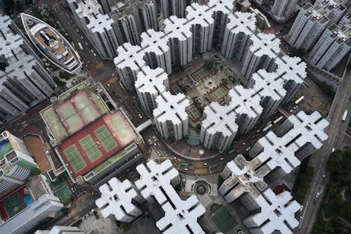 Foto profissional grátis de aerofotografia, ao ar livre, arquitetura