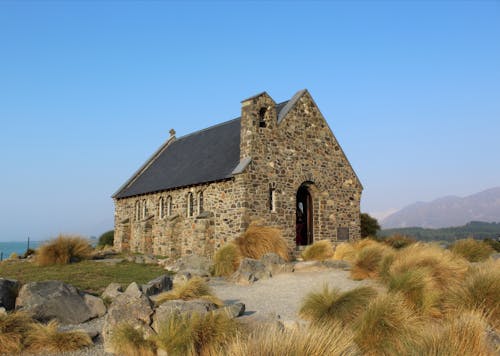 Free Photograph of a Church Made of Stone Stock Photo