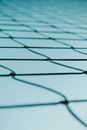 Chain link fence against sky