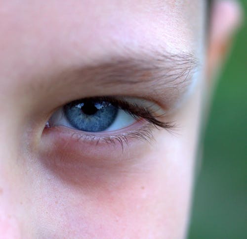 Free Person's Right Eye Stock Photo