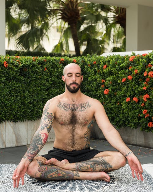 Photo of Man Doing Yoga