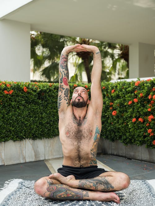 Photo of Man Stretching