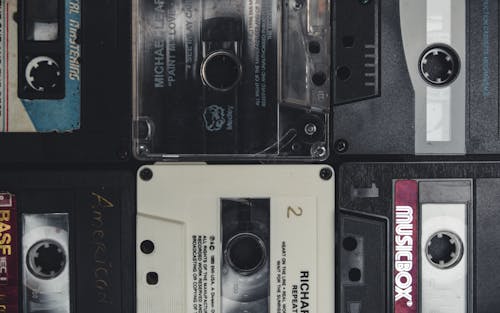 Close-up Photo of a Cassette Tape · Free Stock Photo