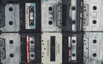 Cassettes in Close Up Photography