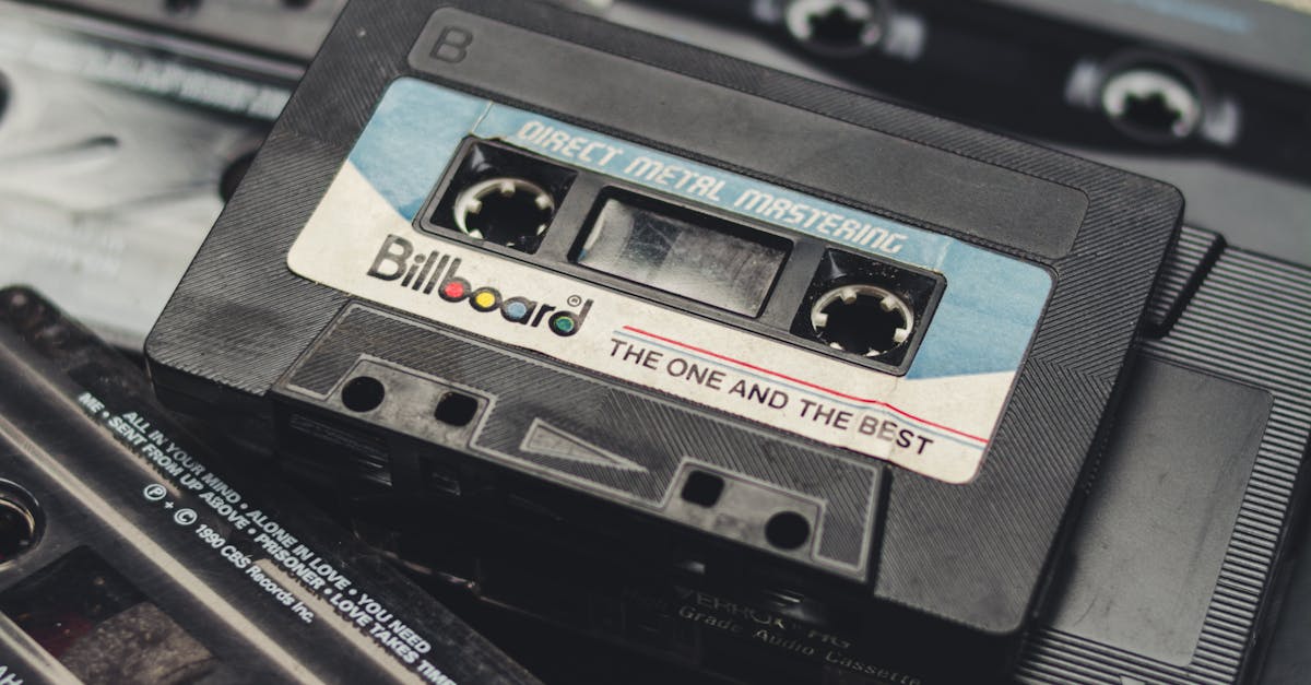 Old Cassette Tapes · Free Stock Photo