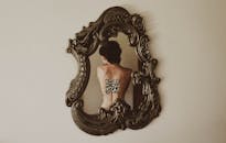 Barcode on Woman's Back