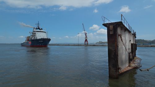 Free stock photo of dry dock, lisbon, naval rocha Stock Photo