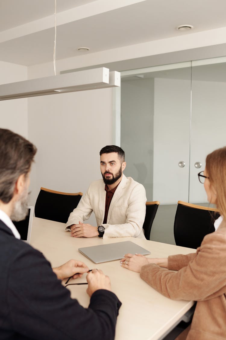 People On A Business Meeting 