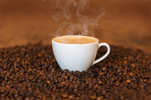 Coffee Served on White Ceramic Cup