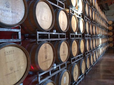 Botellas de vino de la región