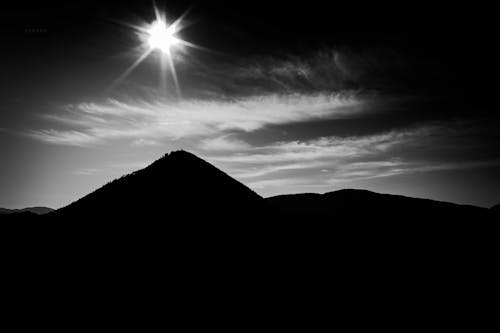 Imagine de stoc gratuită din bianco e nero, esterno, munte travel