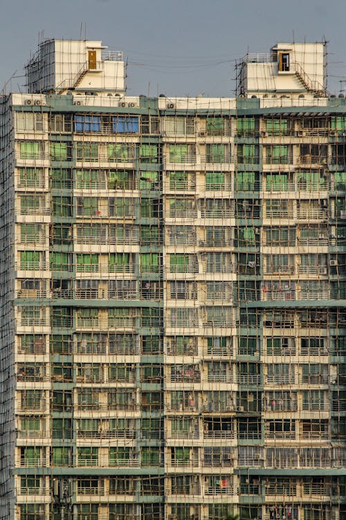 Gray and Yellow Concrete Building