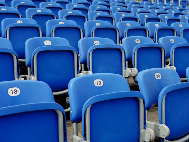 Blue Arena Chairs