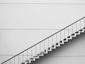 White Stairs Wallpaper