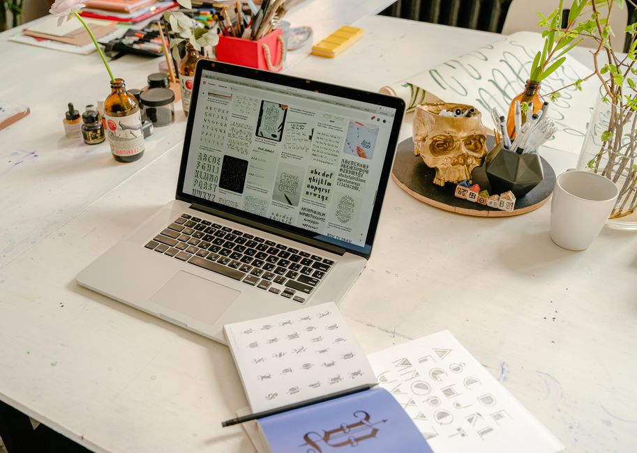 creative home workspace lifestyle photo 1