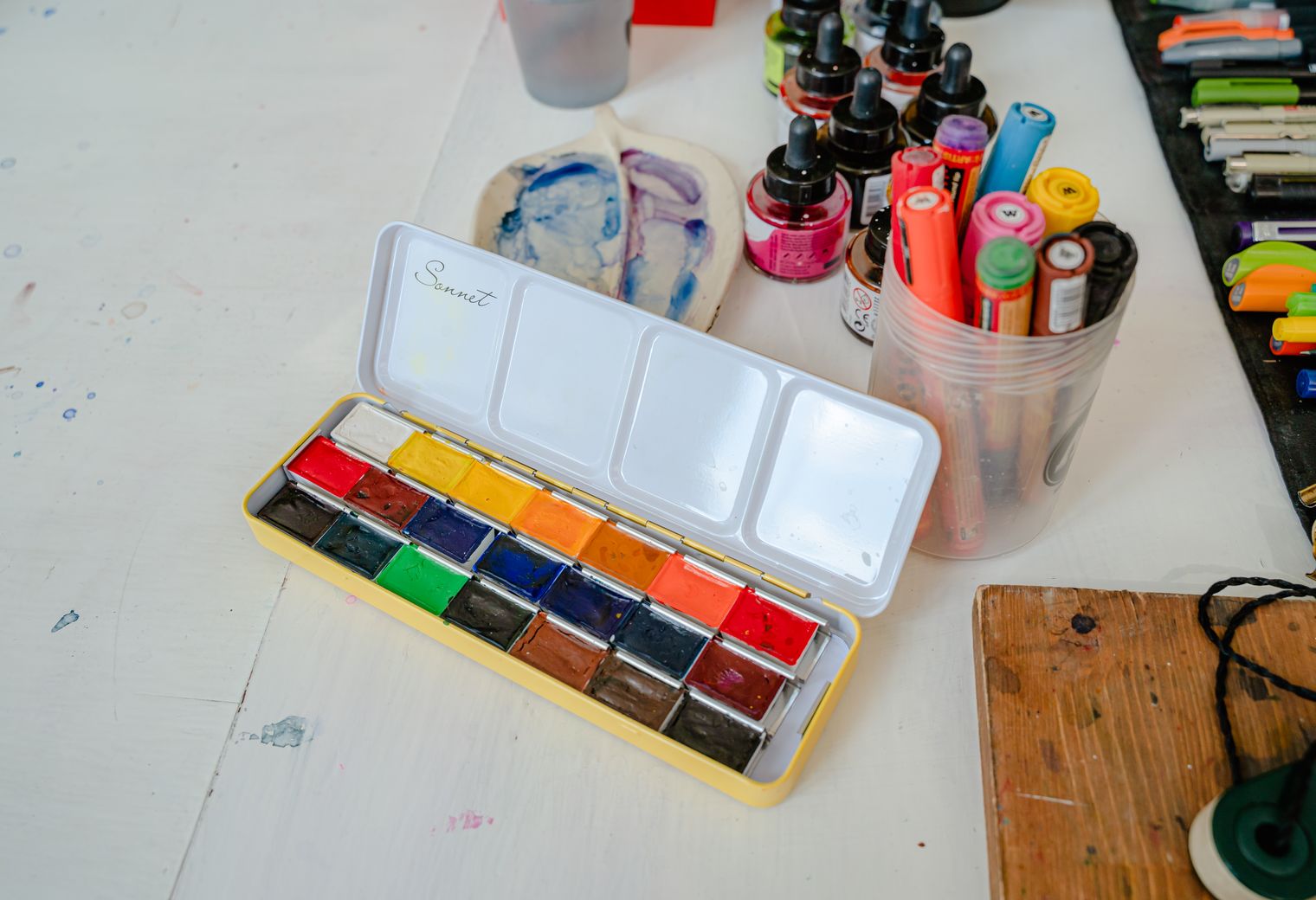 Plastering and Skimming in Poplar — quality trade paint going on in two coats