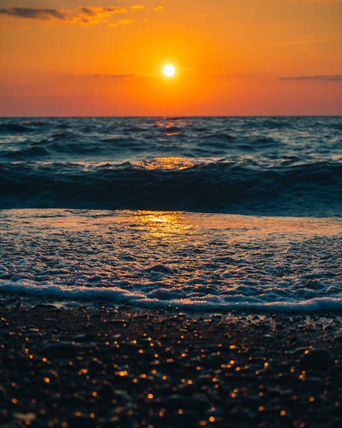 Sunset over Beach