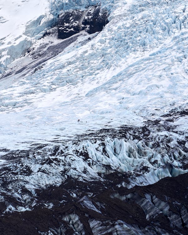 Snow on Mountain Slope