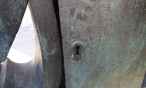 Free stock photo of iron, lock, statue Stock Photo