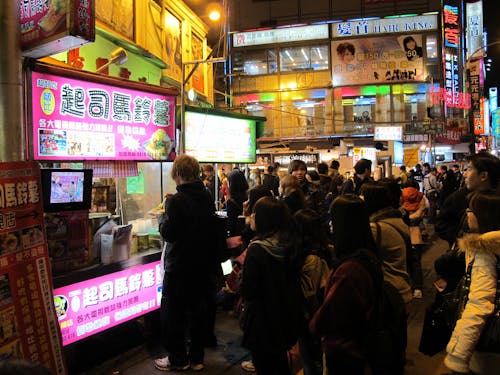 Free stock photo of night market