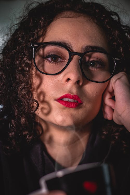 Free stock photo of beautiful girl, black, coffee