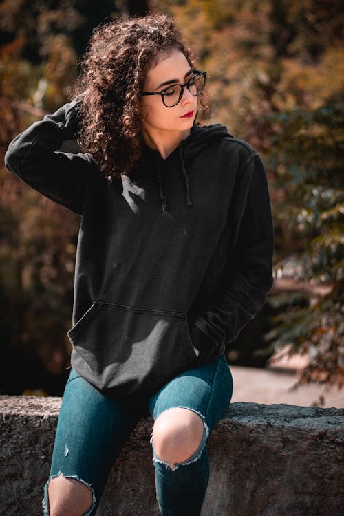 Free stock photo of beautiful girl, black, curly