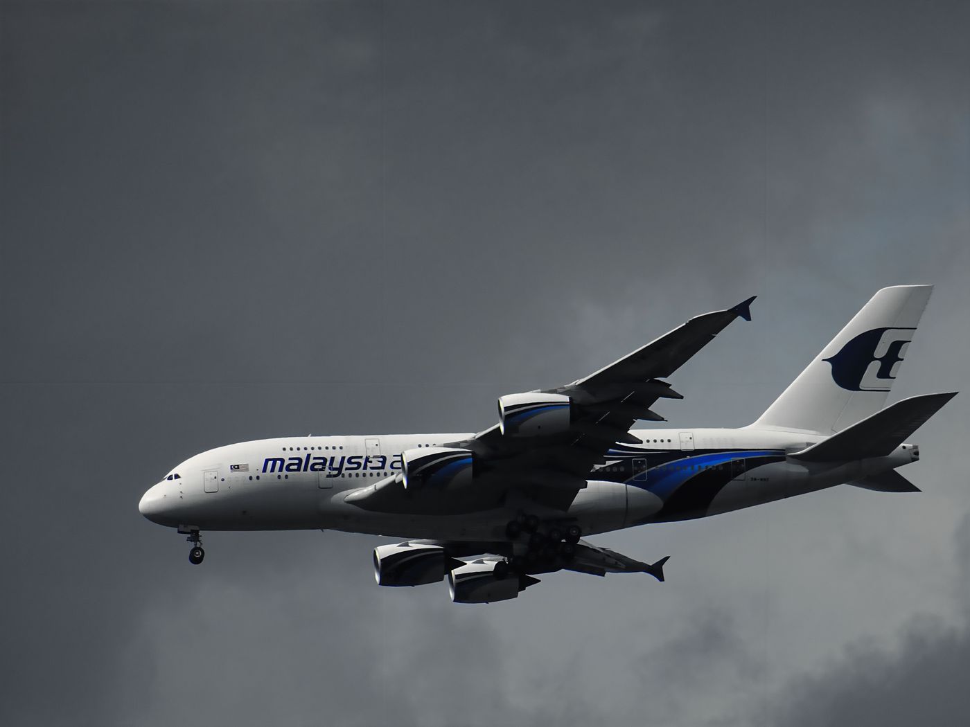 Airbus A380 in flight