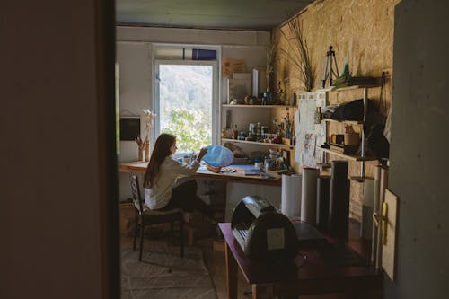 Základová fotografie zdarma na téma abstraktní obraz, barevné malby, domácí studio