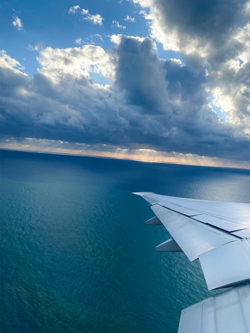 Free stock photo of above clouds, aerial view, aeroplane